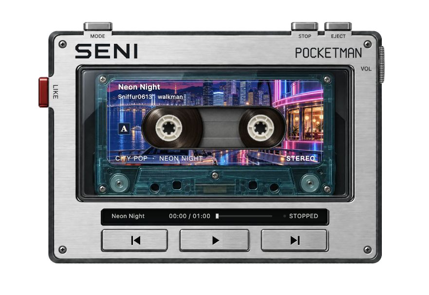Buy me a Walkman 磁带播放器的实际界面，展示原创演示曲